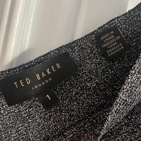 Ted Baker Cris Cross shimmered Top - Picture 2 of 5